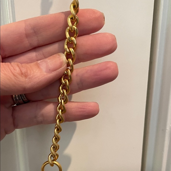 Tory Burch Tan Crossbody Bag with Gold Accents - Picture 4 of 8